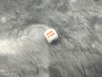 DRINKING GAME DICE