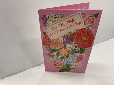 GREETING CARD- FOR MY WIFE VALENTINE