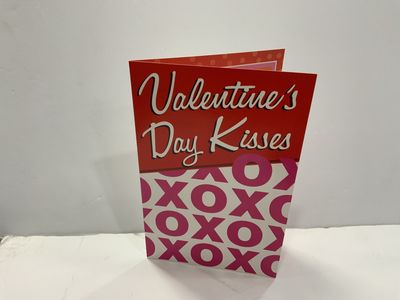 GREETING CARD-VALENTINES DAY KISSES