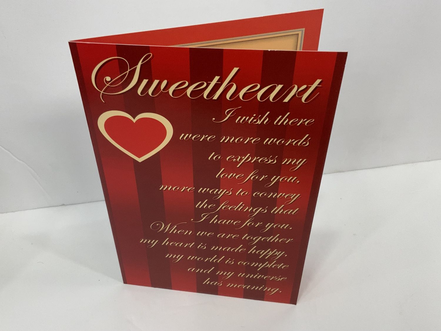 GREETING CARDS- VALENTINES DAY SWEETHEART