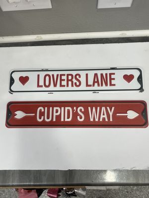 VALENTINE METAL SIGN