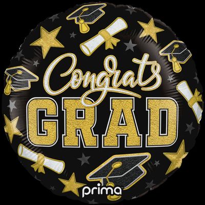 9&quot; MINI GRAD STAR-GOLD/BLACK
