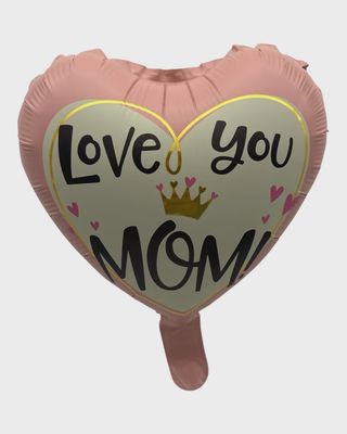 9&quot; LOVE YOU MOM-FOIL