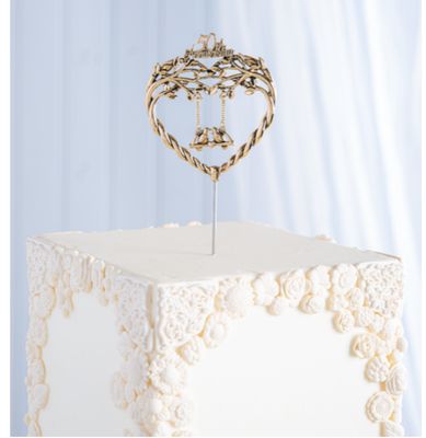 50th ANNIVERSARY CAKE TOPPER