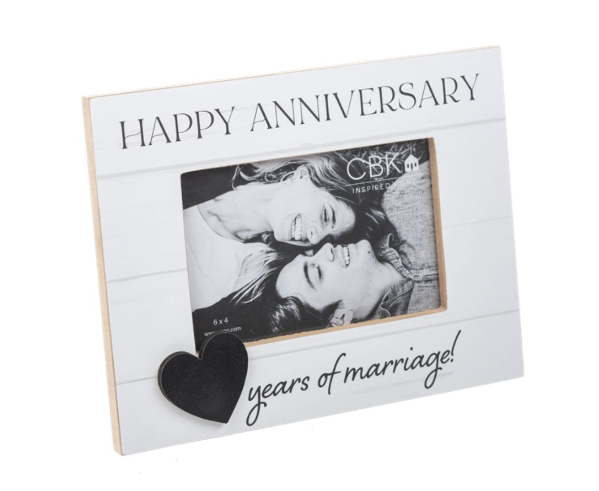 ANNIVERSARY FRAME PEROSNALIZED, DESIGN: YEARS OF MARRIAGE