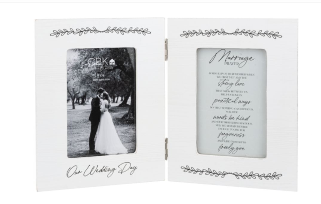 DUAL FRAME W/ MARRIAGE PRAYER