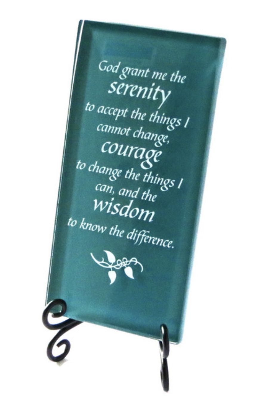 GLASS PLAQUE- GOD GRANT ME