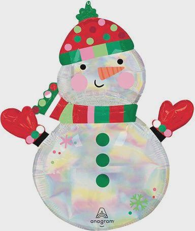 31&quot; HOLOGRAPHIC SNOWMAN