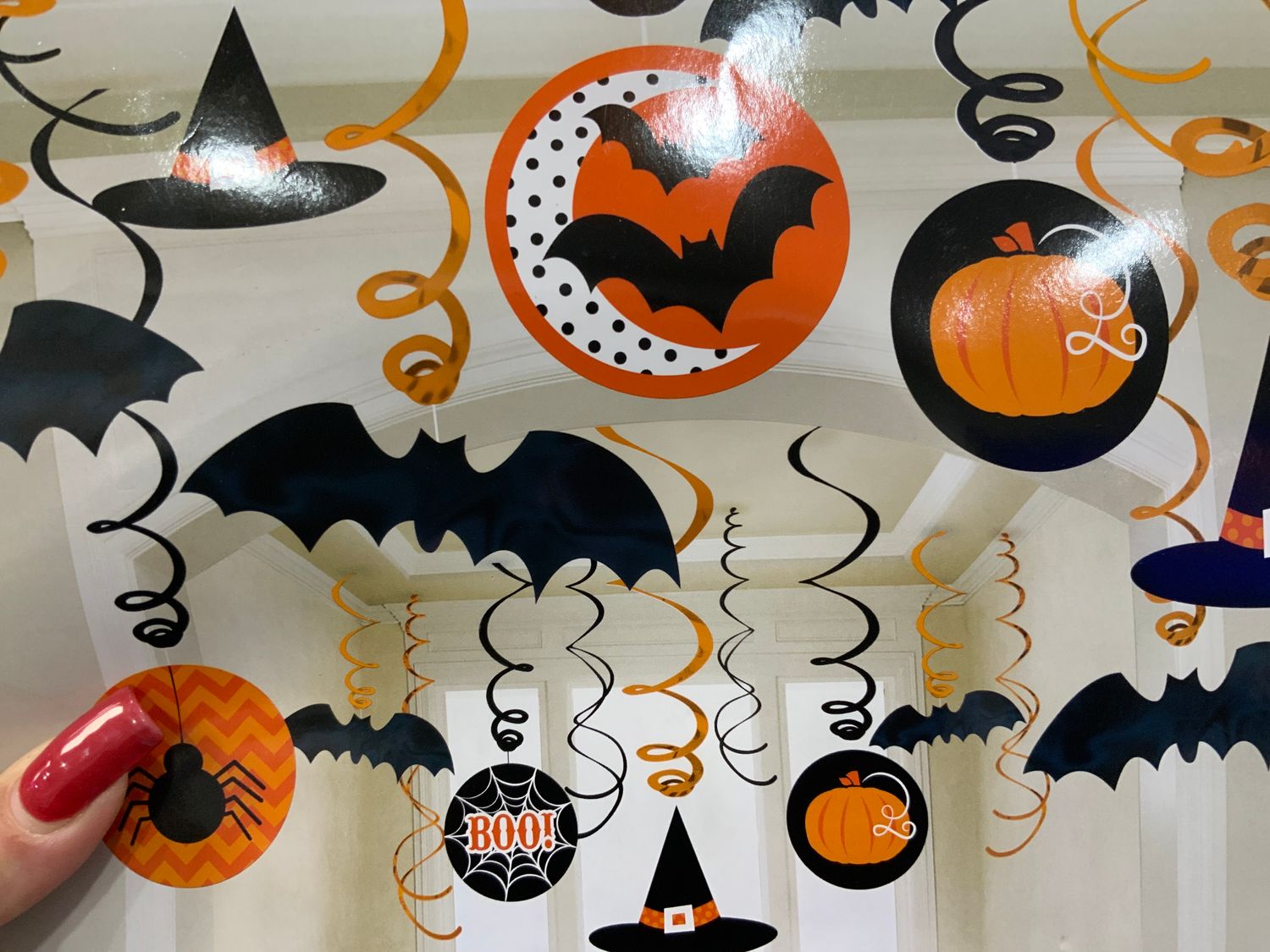SWIRL DECOR-HALLOWEEN, DESIGN: 30 PC HALLOWEEN