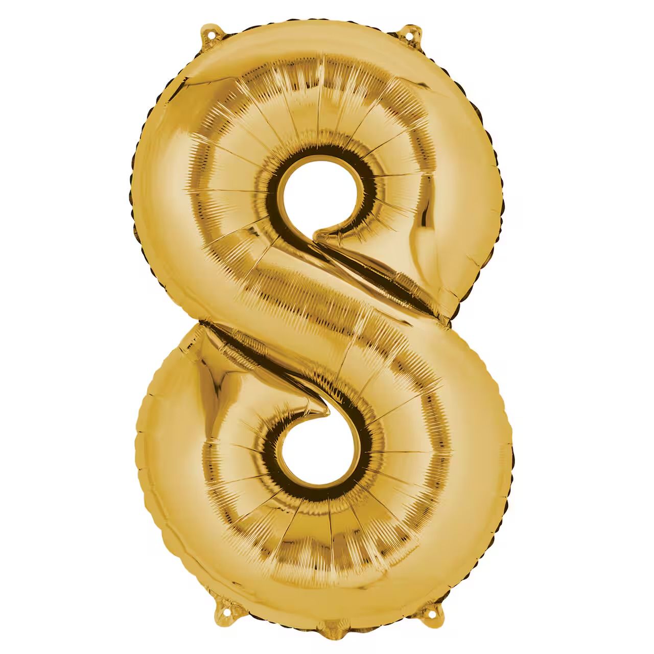 34" JUMBO MYLAR #8, COLOR: GOLD