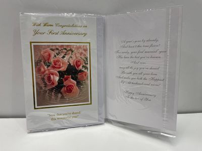 GREETING CARDS- FIRST ANNIVERSARY