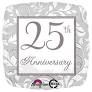 SILVER 25TH ANNIVERSARY MYLAR
