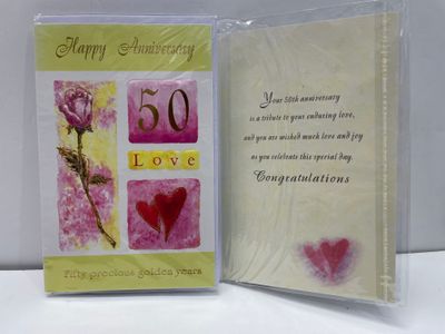 GREETING CARDS- 50TH ANNIVERSARY
