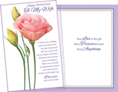 GREETING CARDS- WIFE ANNIVERSARY
