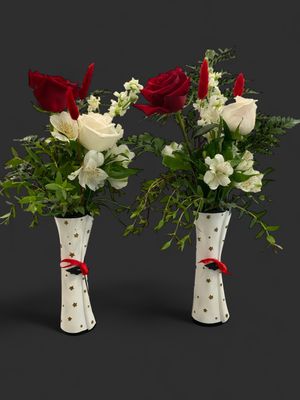 GRADUATION DIPLOMA VASE