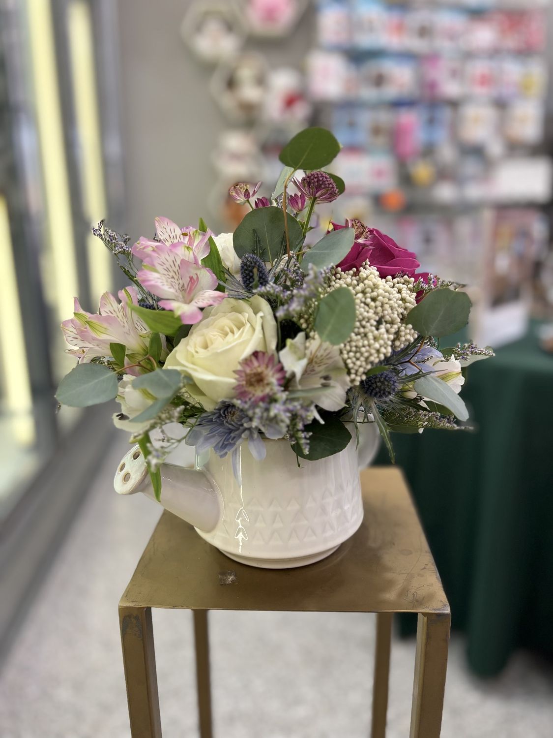 CERAMIC WATERING CAN
