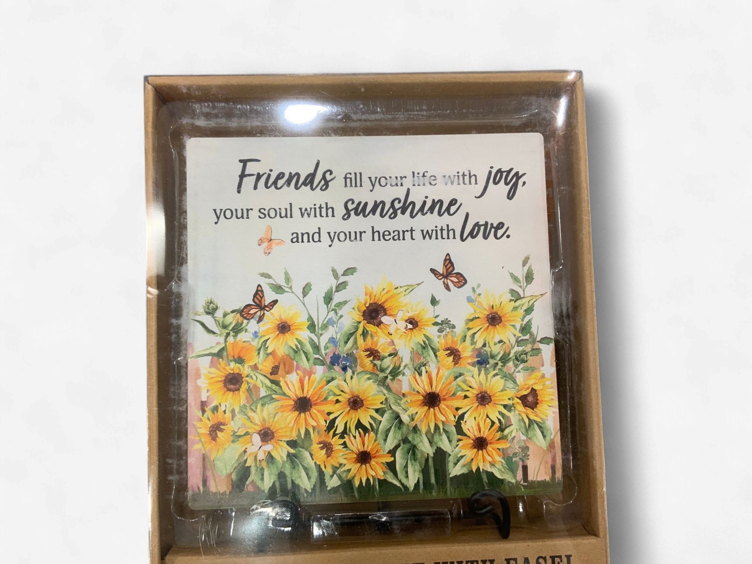 EASEL PLAQUE- FRIENDS