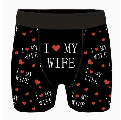 I LOVE WIFE- BOXER BRIEFS