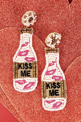 BEED BOTTLE EARRINGS