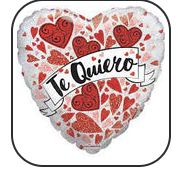 TE QUIERO- HEART FOIL