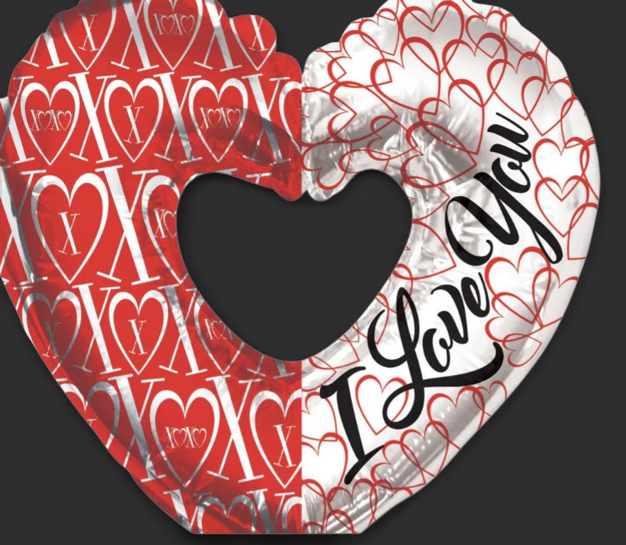 9' OPEN HEART- I LOVE YOU