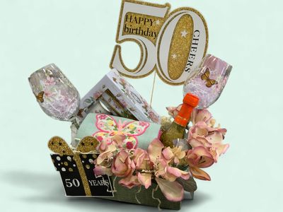50th BIRTHDAY GIFT BASKET