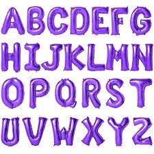 16’’ MYLAR LETTERS - PURPLE