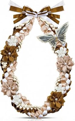 DOUBLE BRAID RIBBON LEI