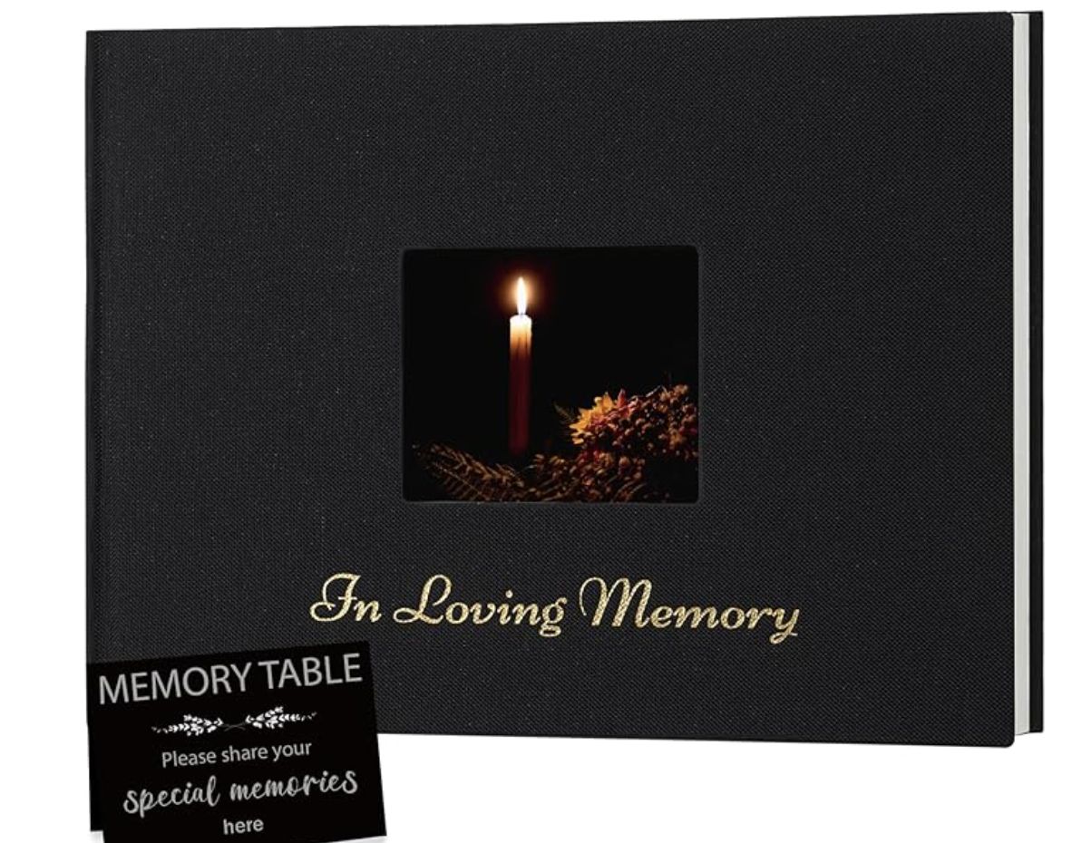 FUNERAL GUEST BOOK