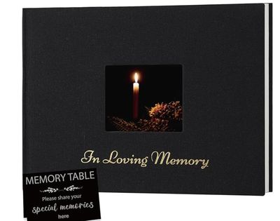 FUNERAL GUEST BOOK