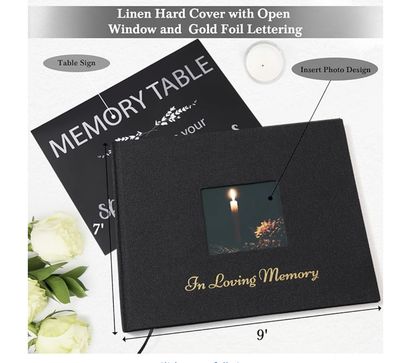 FUNERAL GUEST BOOK
