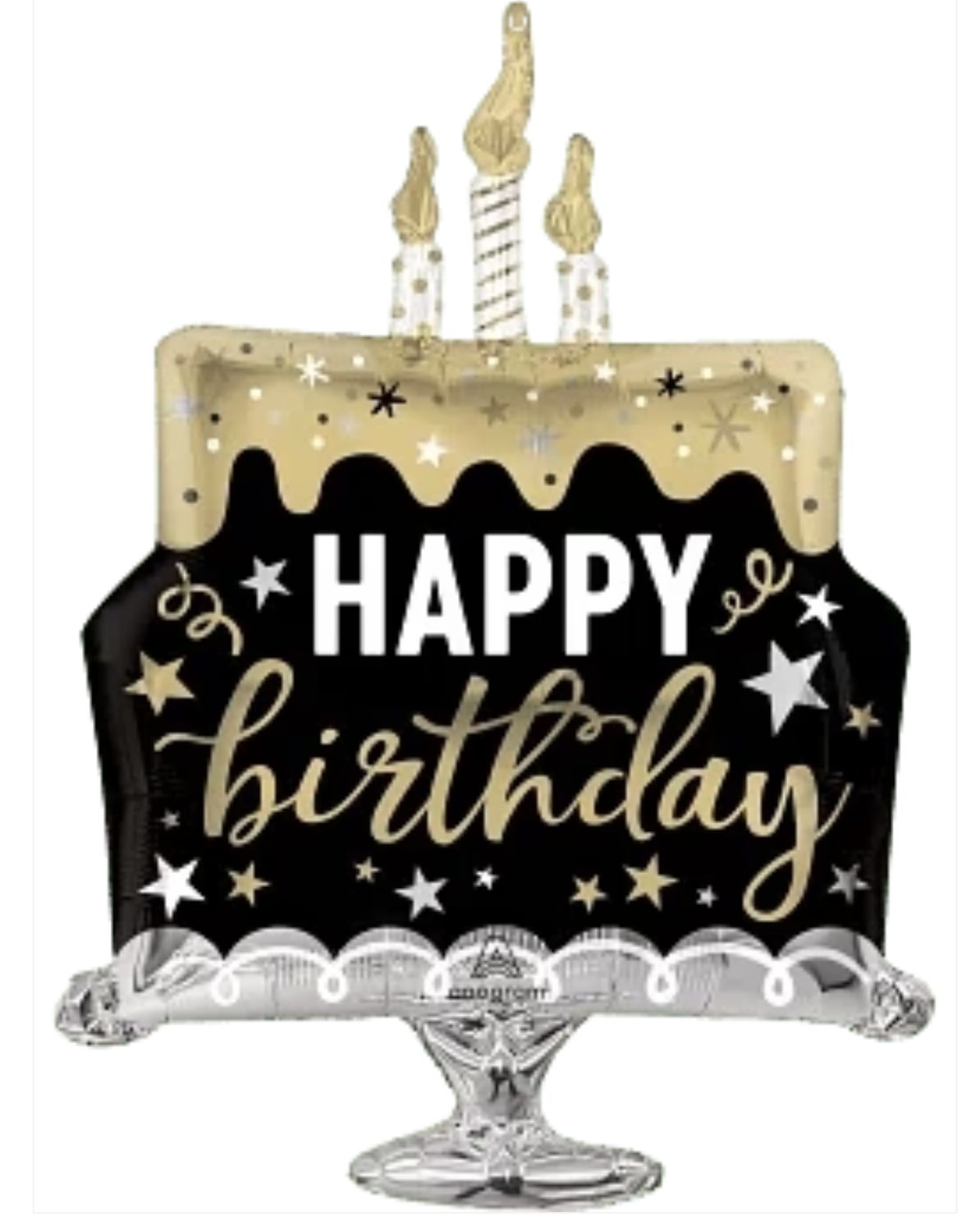 29" HAPPY BIRTHDAY GOLD CAKE