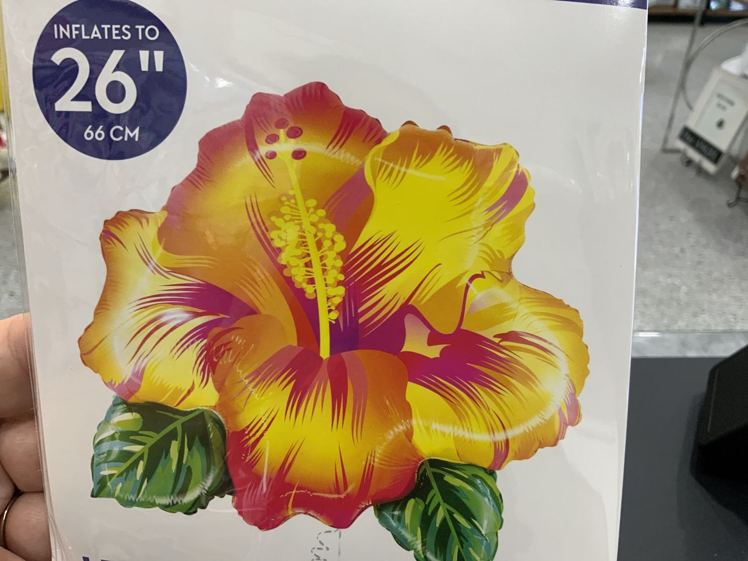 26” HIBISCUS MYLAR