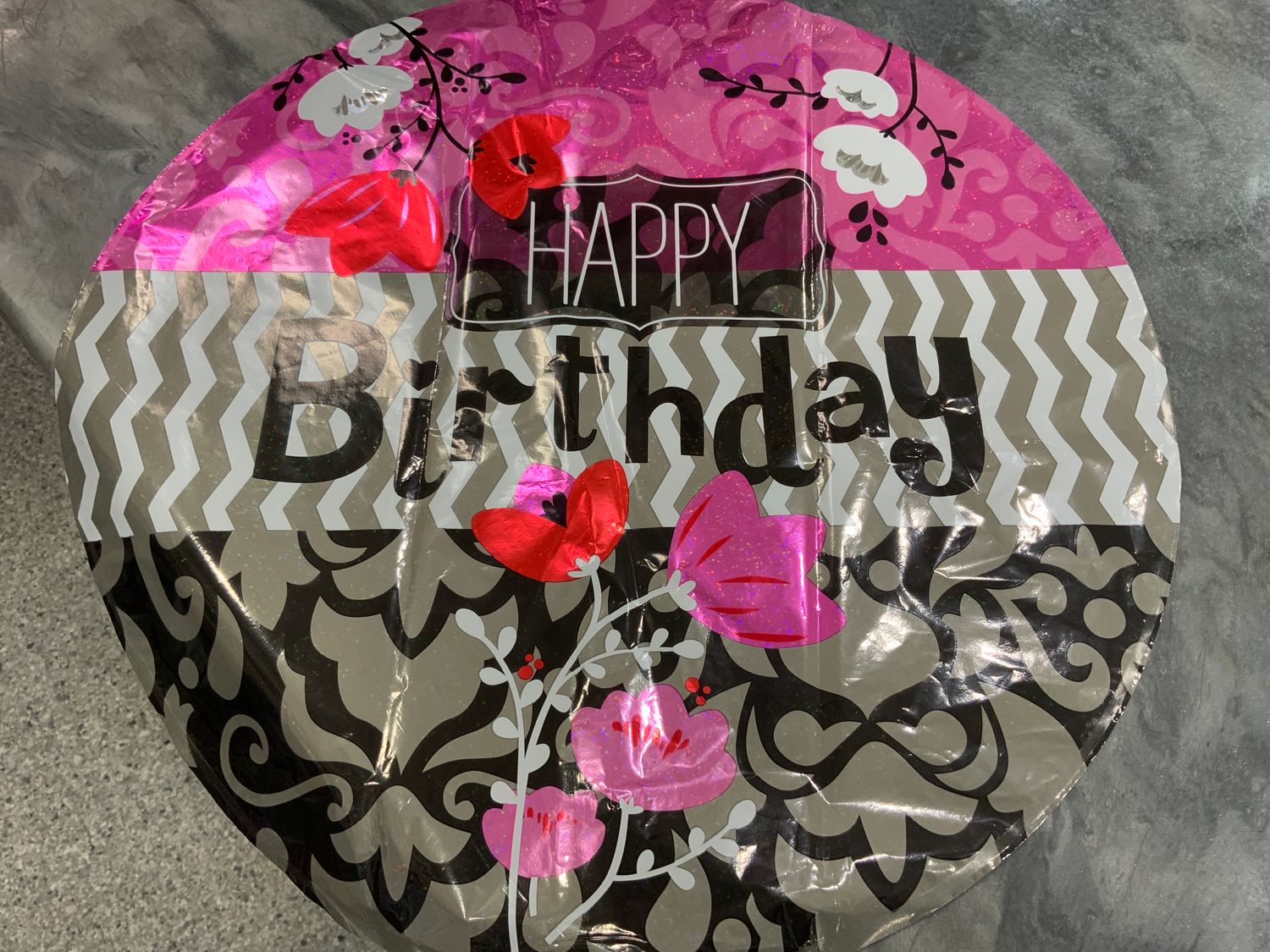 HB HOTPNK/BLACK FLOWER