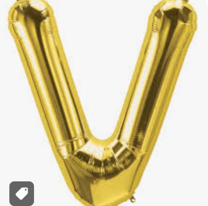 34" JUMBO LETTER "V"