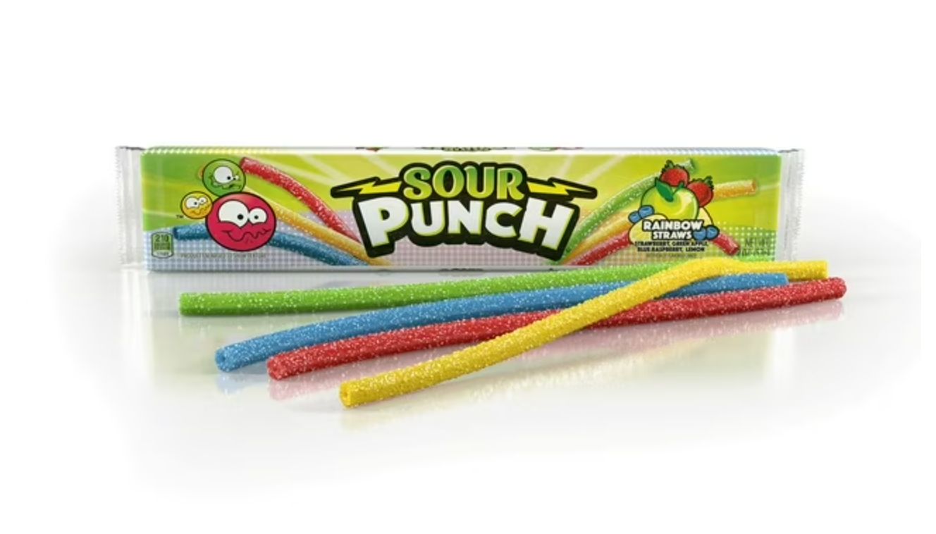 SOUR PUNCH RAINBOW STRAWS