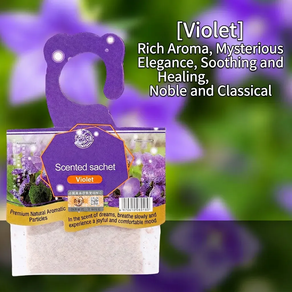 SCENTED SACHET WARDROBE FRESHENER, FLAVOR: VIOLET