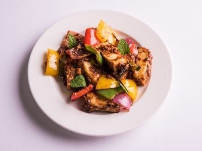 Paneer Chilli (scharf)