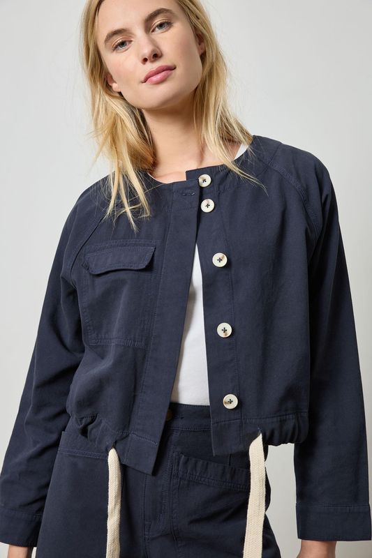 Drawstring waist jacket