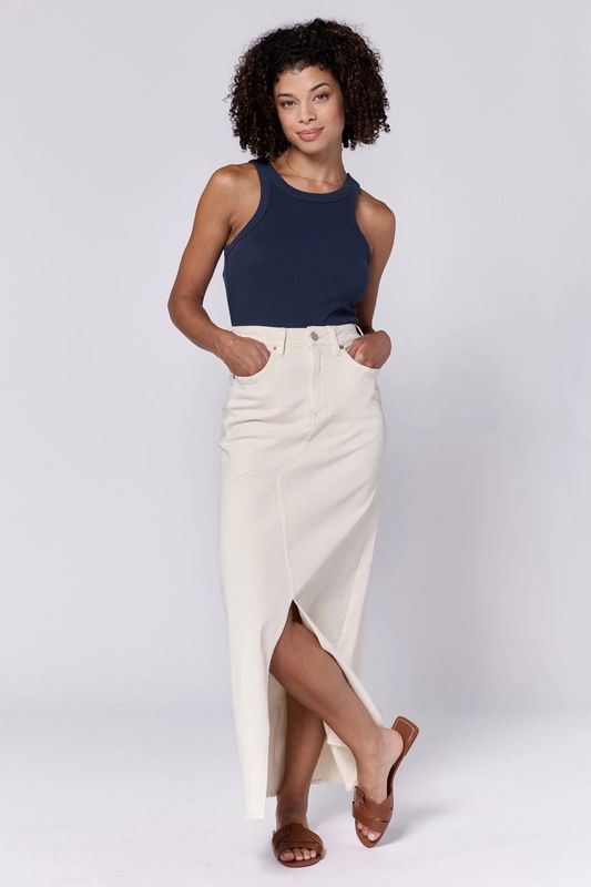 Vianna Front Slit Skirt