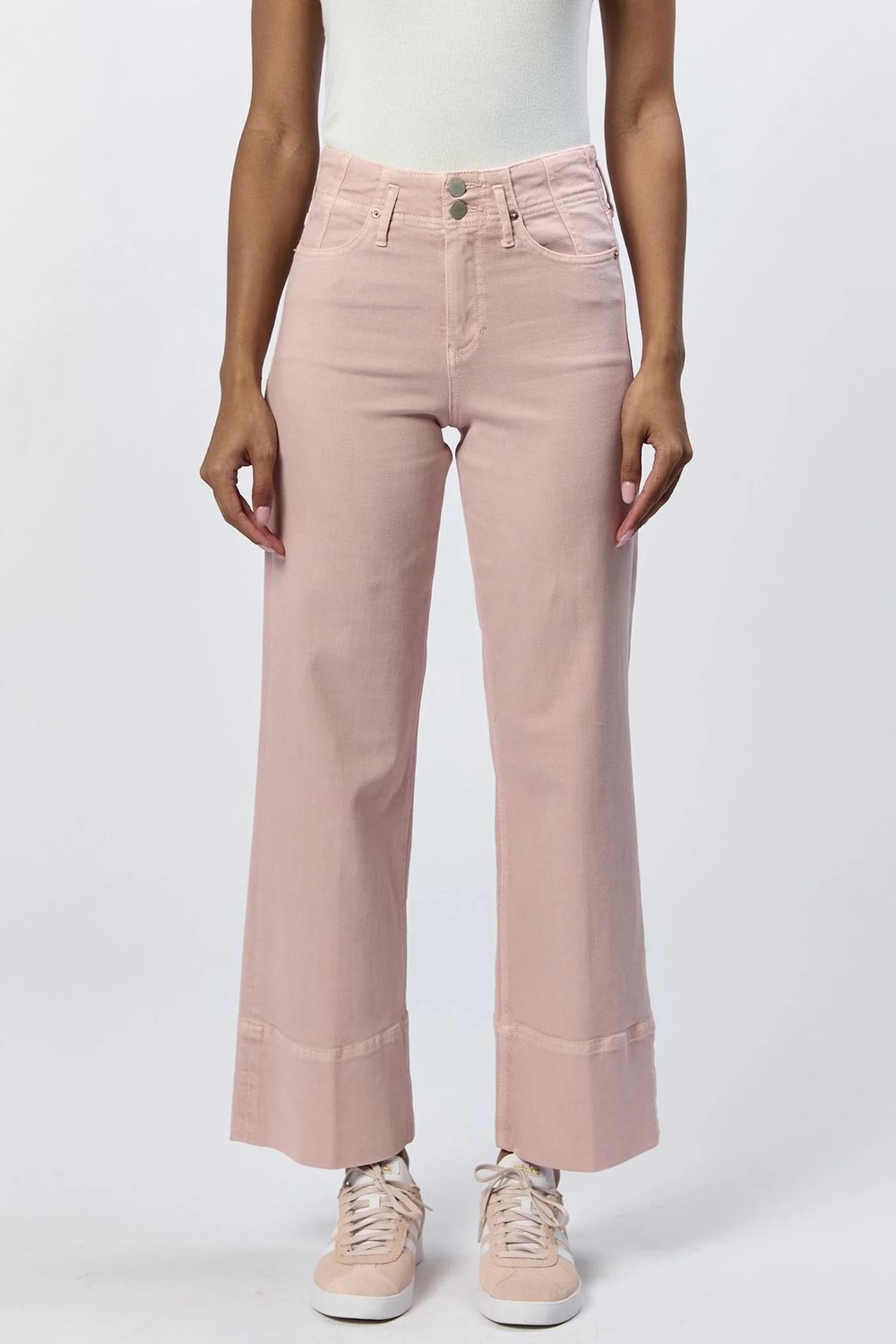 Holly High Rise Wide Hem Jean, Colour: Sepia Rose, Size: 25