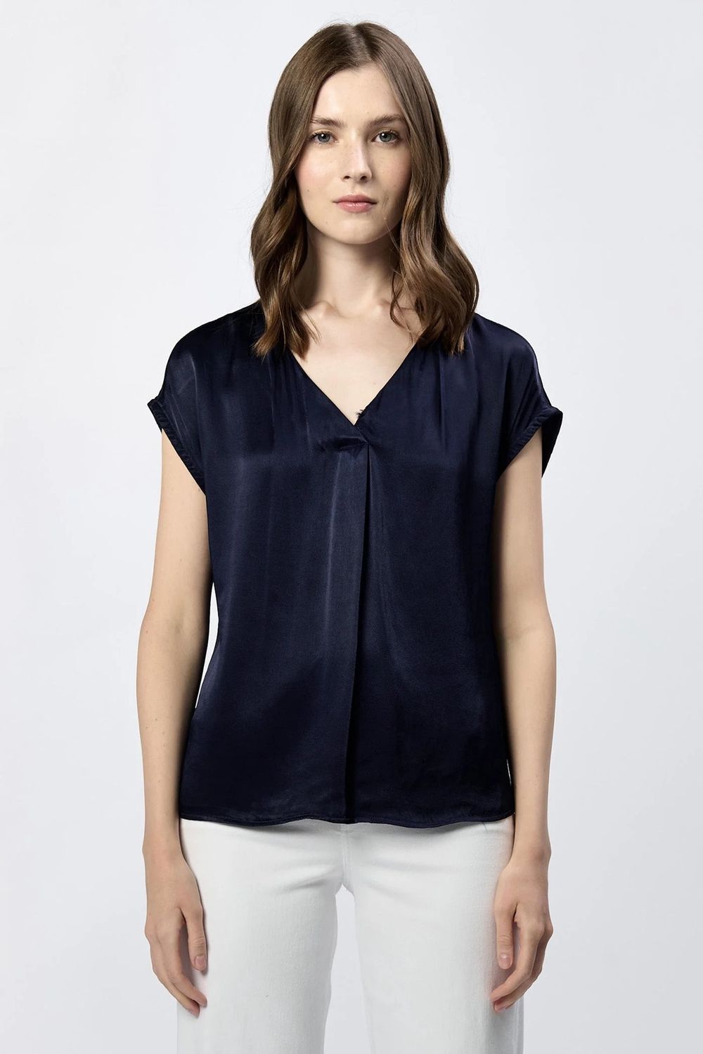 Kristen Top, Colour: Black Iris, Size: XSmall
