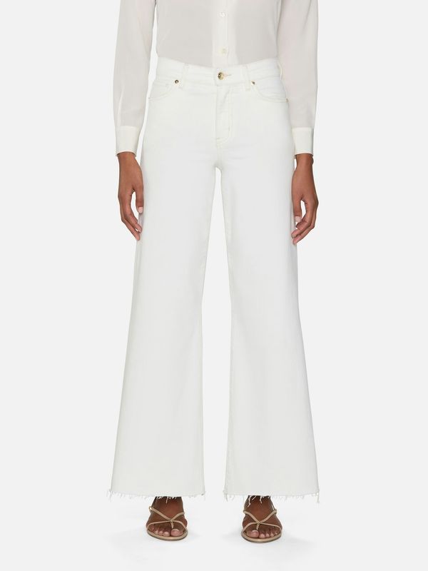Le Palazzo Crop Raw Jean
