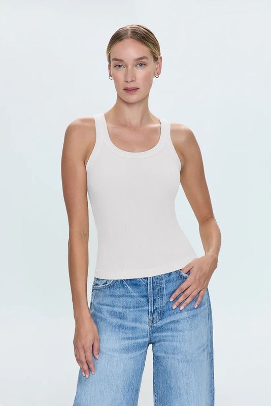 Christy Curved Hem Tank Top