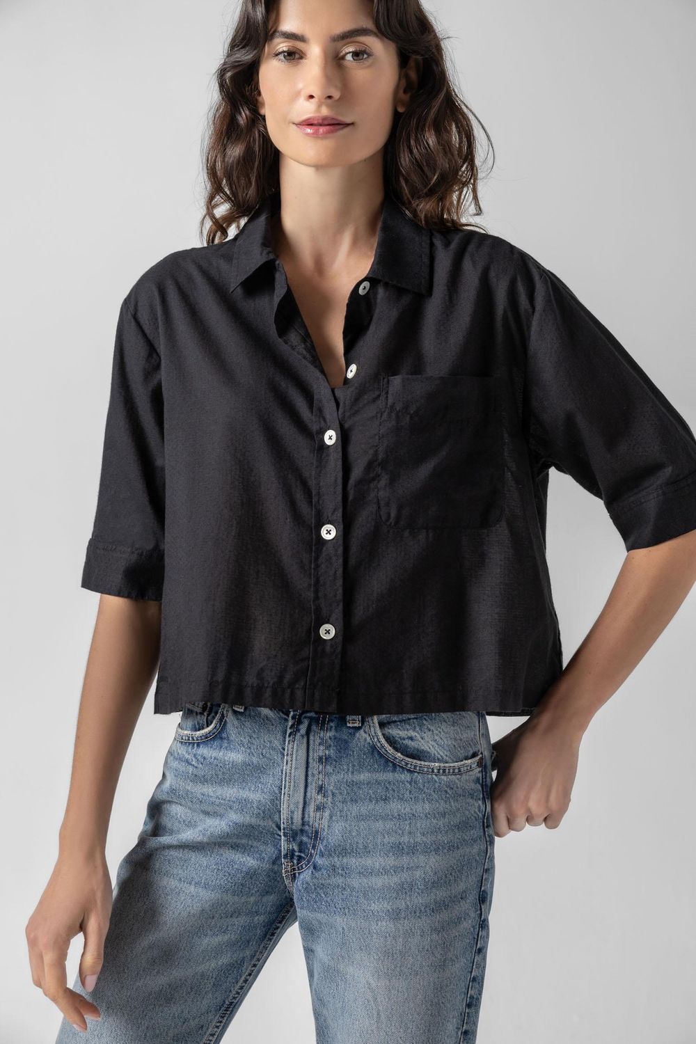 Easy Button Down Tee