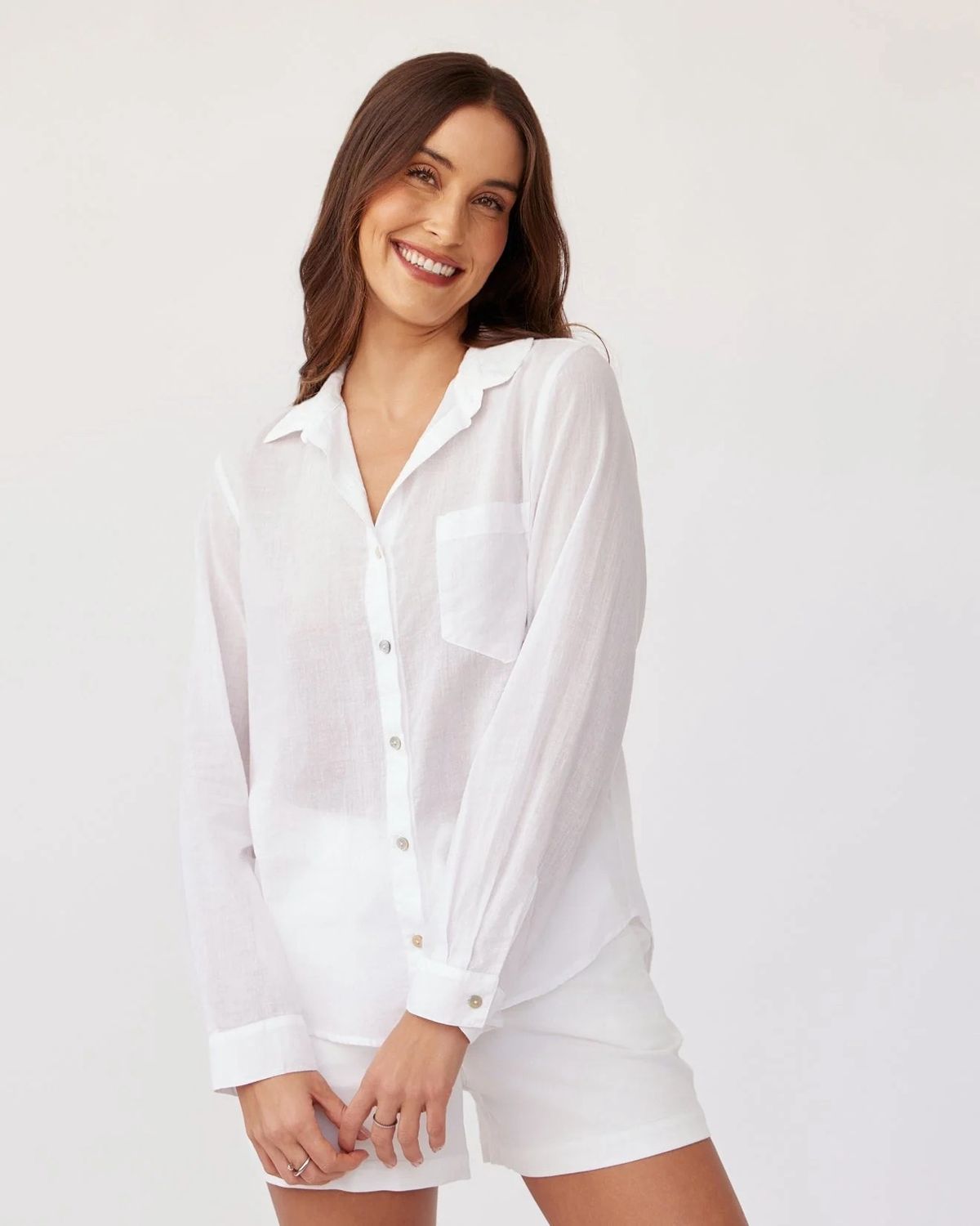 Pocket Button Down, Size: XSmall, Colour: White