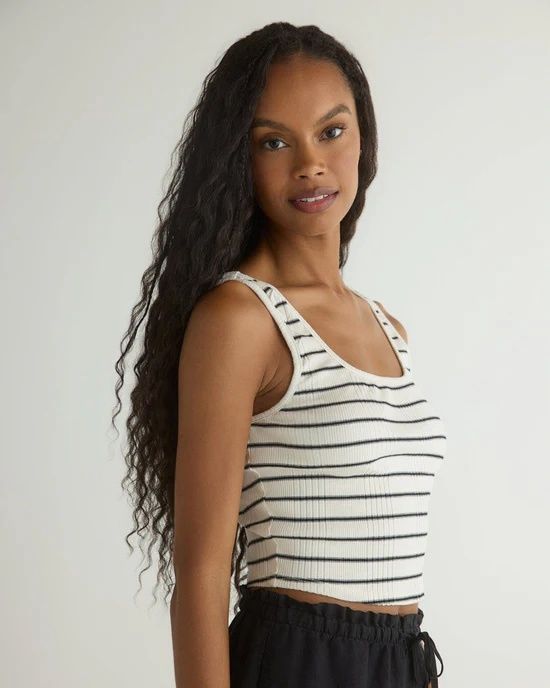 Sleeveless Square Neck Top