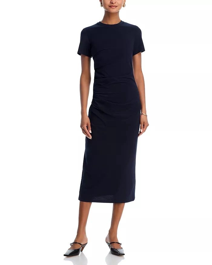 The Twist Dress, Size: Small, Colour: Navy