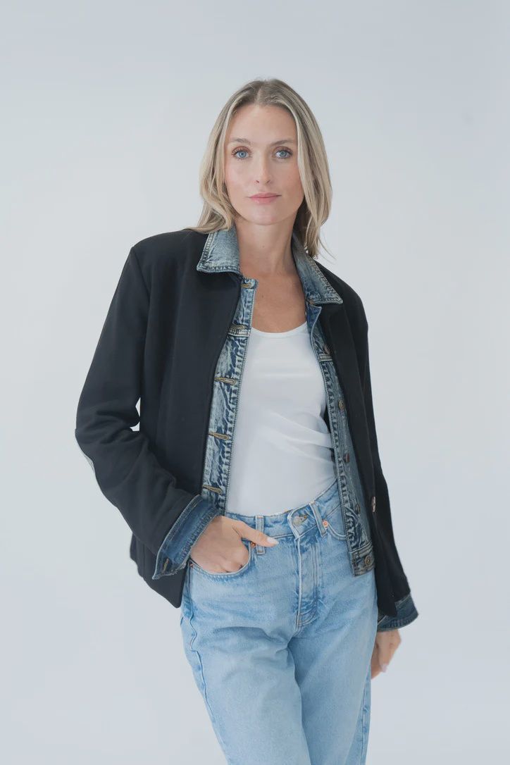 Clarissa Jacket, Size: Small, Colour: Black