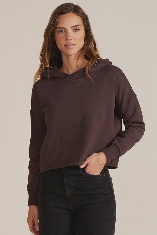 Hi Low Cropped Hoodie